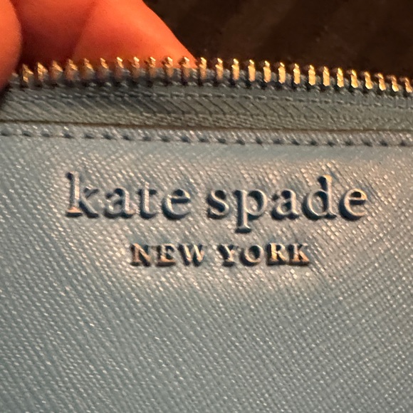 Kate Spade Sky Blue Zip Wallet - Picture 8 of 14